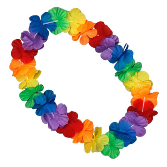 Fabulous Rainbow Flower Lei